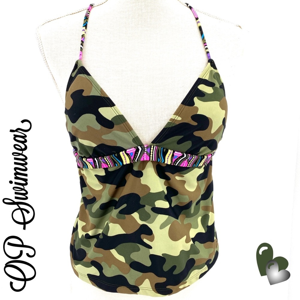 OP Camo halter tankini PRICED TO SELL🔥
